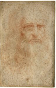 Leonardo Da Vinci, Autoritratto, 1515-1516 circa, Biblioteca Reale, Torino 